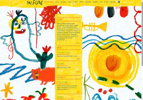 Zobrazit webové stránky Mifun - dětský pěvecký sbor