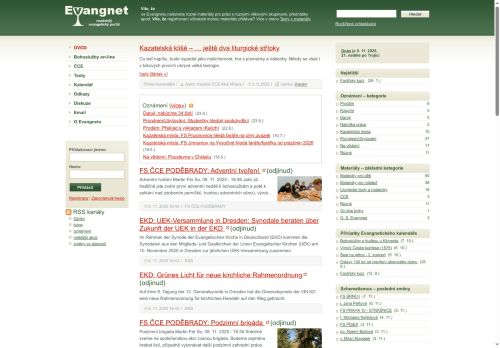 Zobrazit webové stránky Českobratrská církev evangelická