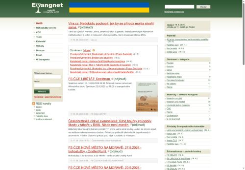Zobrazit webové stránky Českobratrská církev evangelická