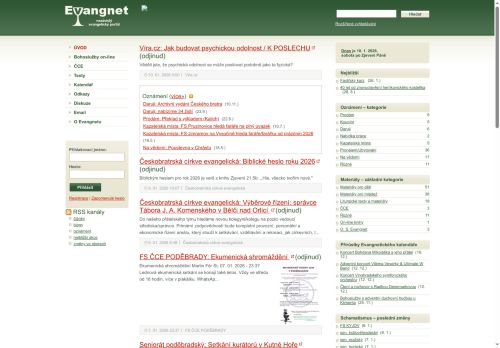 Zobrazit webové stránky Českobratrská církev evangelická