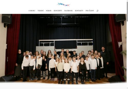 Zobrazit webové stránky TUTTE LE NOTE, dětský pěvecký sbor
