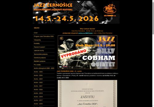 Zobrazit webové stránky Občanské sdružení JAZZ Černošice