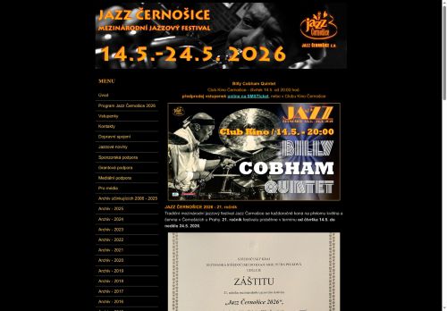 Zobrazit webové stránky Občanské sdružení JAZZ Černošice