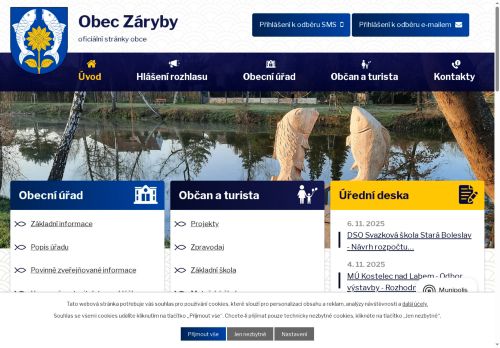 Zobrazit webové stránky Obecní úřad Záryby