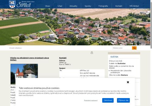 Zobrazit webové stránky Obecní úřad Střítež