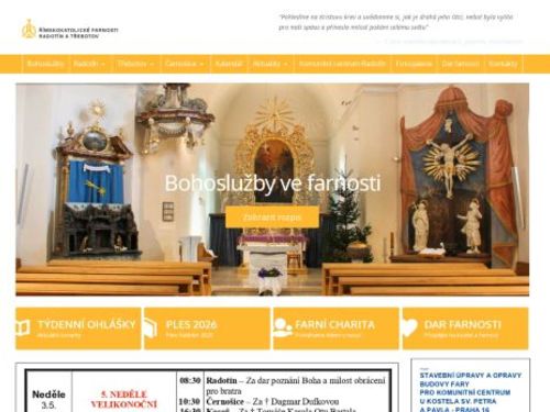 Římskokatolická farnost Třebotov