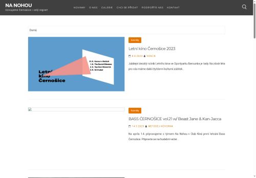 Zobrazit webové stránky Iniciativa Na Nohou