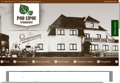 Zobrazit webové stránky Restaurace Pod Lípou