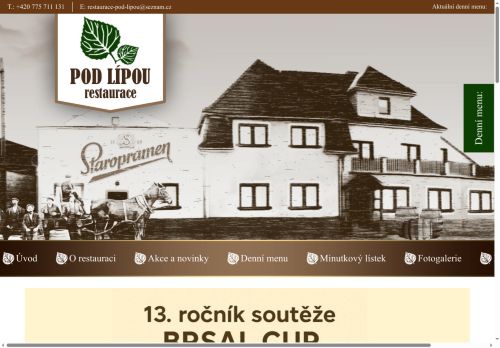 Zobrazit webové stránky Restaurace Pod Lípou
