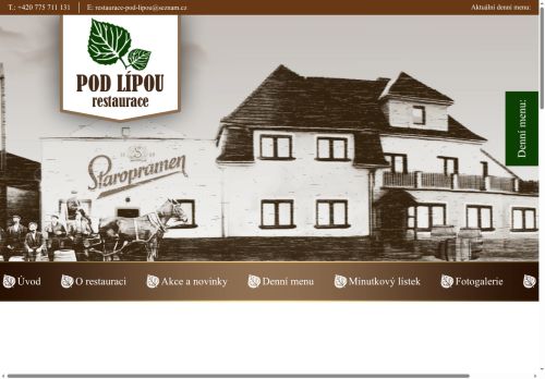 Zobrazit webové stránky Restaurace Pod Lípou