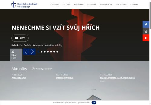 Zobrazit webové stránky Sbor církve bratrské