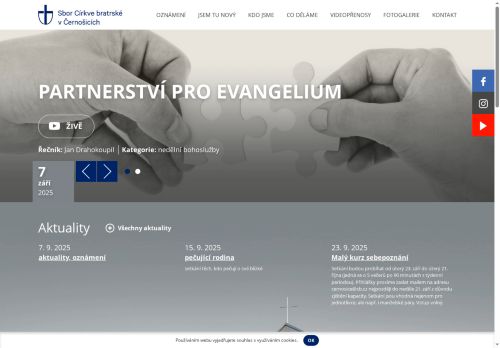 Zobrazit webové stránky Sbor církve bratrské