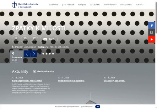 Zobrazit webové stránky Sbor církve bratrské