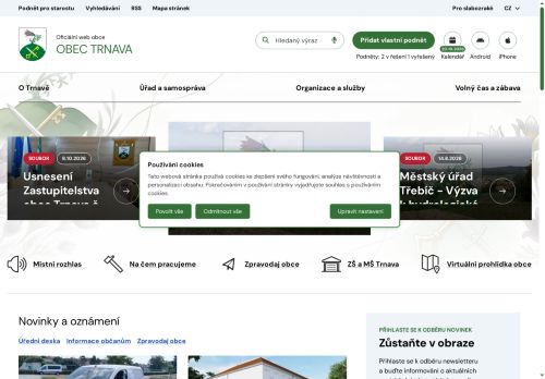 Zobrazit webové stránky Obecní úřad Trnava