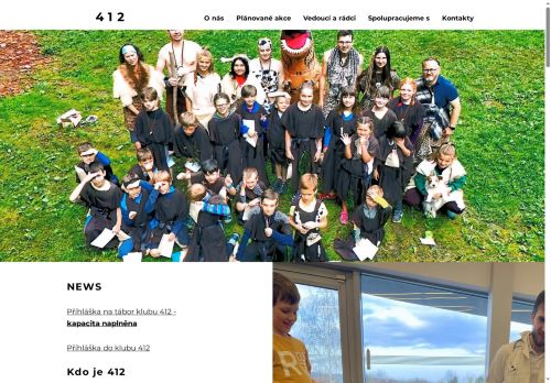 Zobrazit webové stránky Klub 412