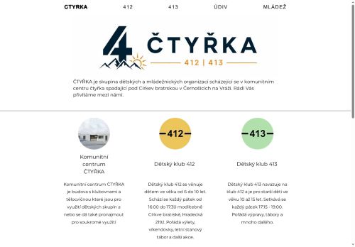Zobrazit webové stránky Klub 412
