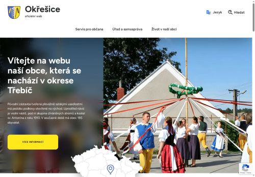 Zobrazit webové stránky Obecní úřad Okřešice