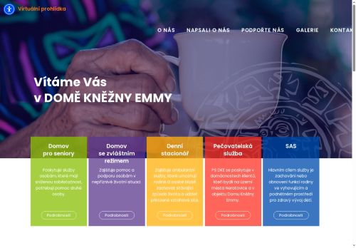Webové stránky Dům kněžny Emmy, Neratovice