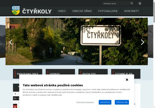 Zobrazit webové stránky Obecní úřad Čtyřkoly