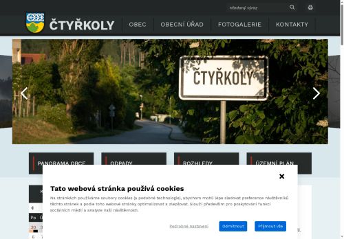 Zobrazit webové stránky Obecní úřad Čtyřkoly
