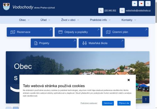 Zobrazit webové stránky Obecní úřad Vodochody