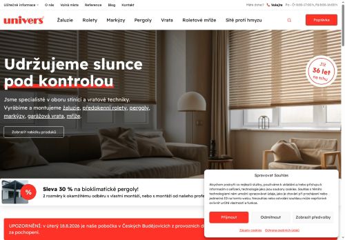 Webové stránky DMS Alfa, a.s., Kladno