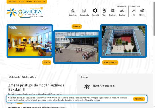 Zobrazit webové stránky Základní škola a Mateřská škola Mladá Boleslav