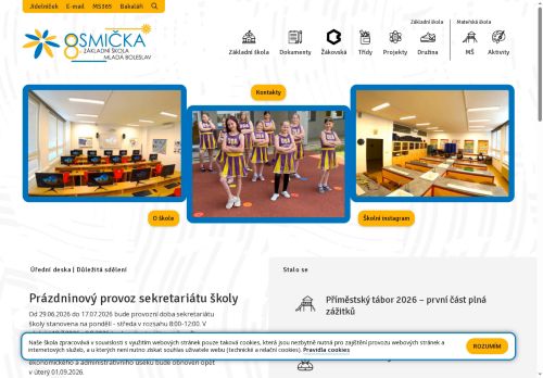 Zobrazit webové stránky Základní škola a Mateřská škola Mladá Boleslav