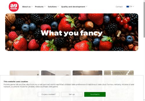 Zobrazit webové stránky AG FOODS Group a.s.