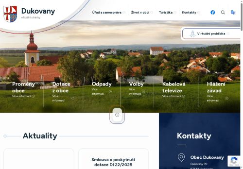 Zobrazit webové stránky Obecní úřad Dukovany