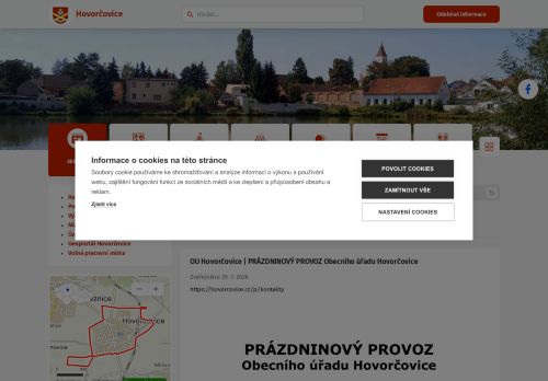 Zobrazit webové stránky Obecní úřad Hovorčovice