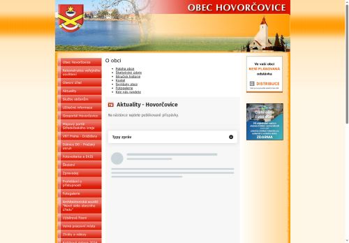 Zobrazit webové stránky Obecní úřad Hovorčovice