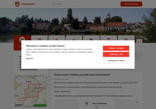 Zobrazit webové stránky Obecní úřad Hovorčovice