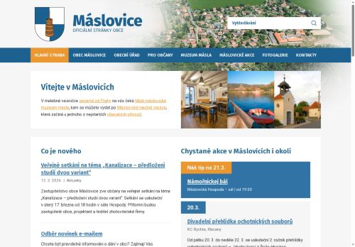 Zobrazit webové stránky Obecní úřad Máslovice