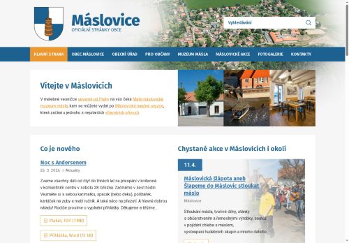 Zobrazit webové stránky Obecní úřad Máslovice