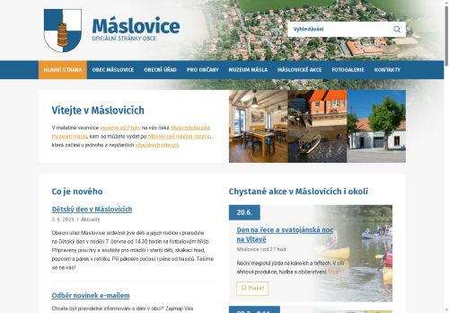 Zobrazit webové stránky Obecní úřad Máslovice