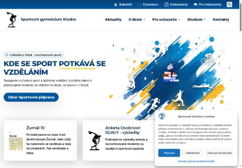 Sportovní gymnázium a Gymnázium,Kladno,Plzeňská 3103 nabízí práci na pozici Pomocný/á kuchař/ka v obci Kladno