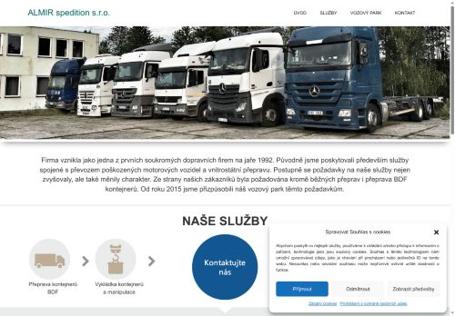 Webové stránky AVENET CZ spol. s.r.o., Tachov