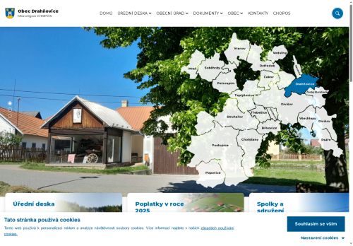 Zobrazit webové stránky Obecní úřad Drahňovice