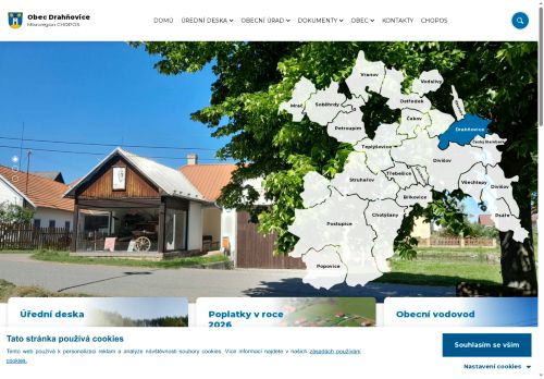 Zobrazit webové stránky Obecní úřad Drahňovice