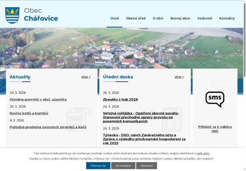 Zobrazit webové stránky Obecní úřad Chářovice