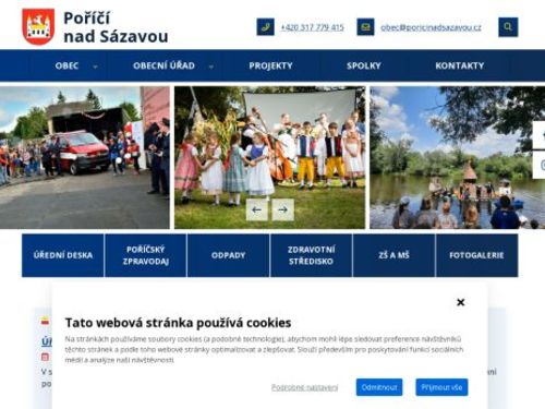 Obecní úřad Poříčí nad Sázavou