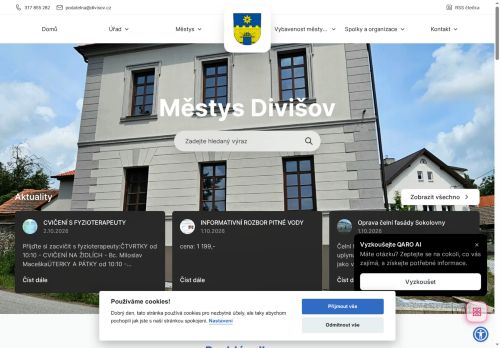 Zobrazit webové stránky Úřad městyse Divišov