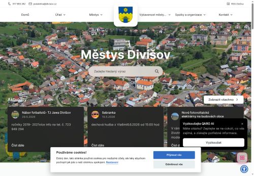 Zobrazit webové stránky Úřad městyse Divišov
