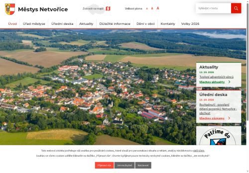 Zobrazit webové stránky Úřad městyse Netvořice