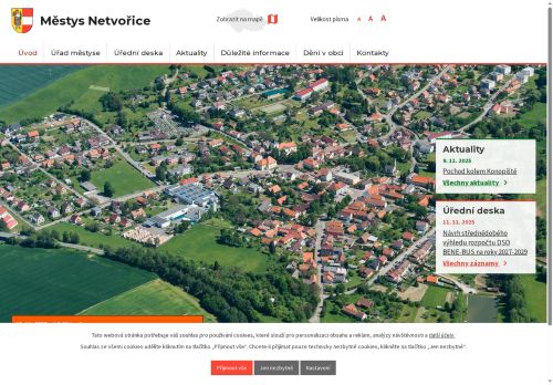 Zobrazit webové stránky Úřad městyse Netvořice