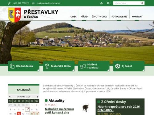 Obecní úřad Přestavlky u Čerčan