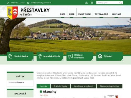 Obecní úřad Přestavlky u Čerčan