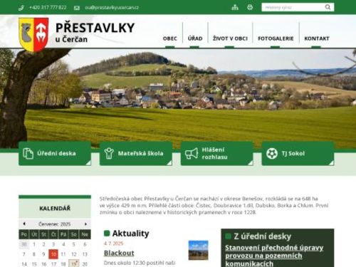 Obecní úřad Přestavlky u Čerčan