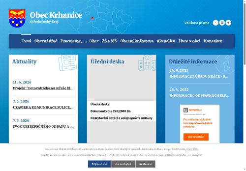 Zobrazit webové stránky Obecní úřad Krhanice